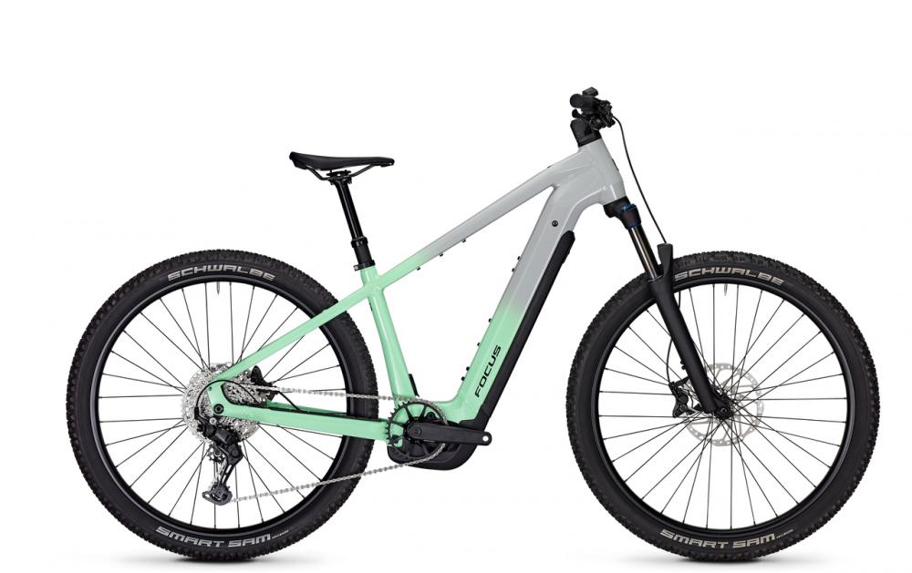 Focus JARIFA² 6.8 27.5" Diamant Rahmengröße XS Lightgrey / Lightmacha - kraftvolles E-MTB für Trail und Alltag