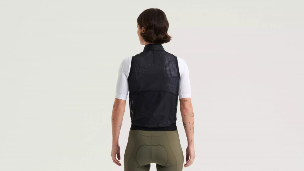 PRIME WIND VEST WMN BLK M - Bekleidung