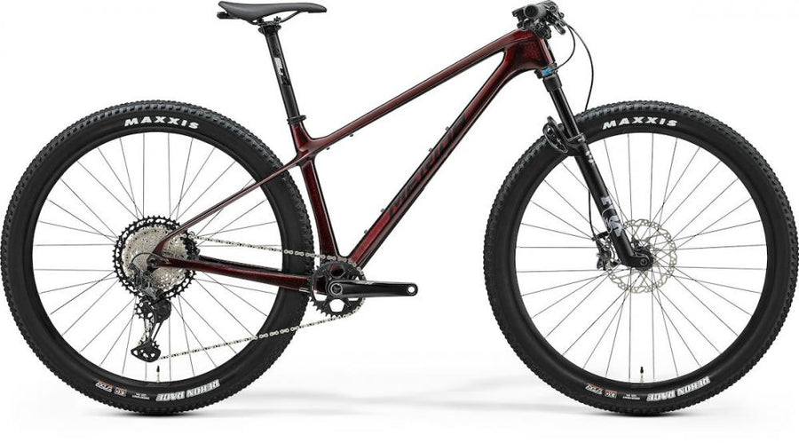 Merida BIG.NINE XT III1 burgundy red(black) L BURGUNDY RED(BLACK) - modernes Hardtail-MTB