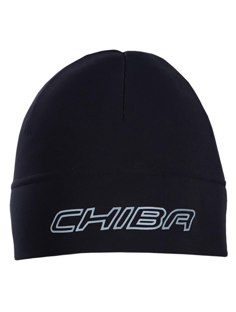 CHIBA Thermofleece Mütze - L/XL, schwarz, atmungsaktiv & reflektierend