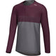 IXS Sports Division iXS Flow XTG Long Sleeve Henley XL Graphite/Raisin - atmungsaktives Bike-Langarmshirt