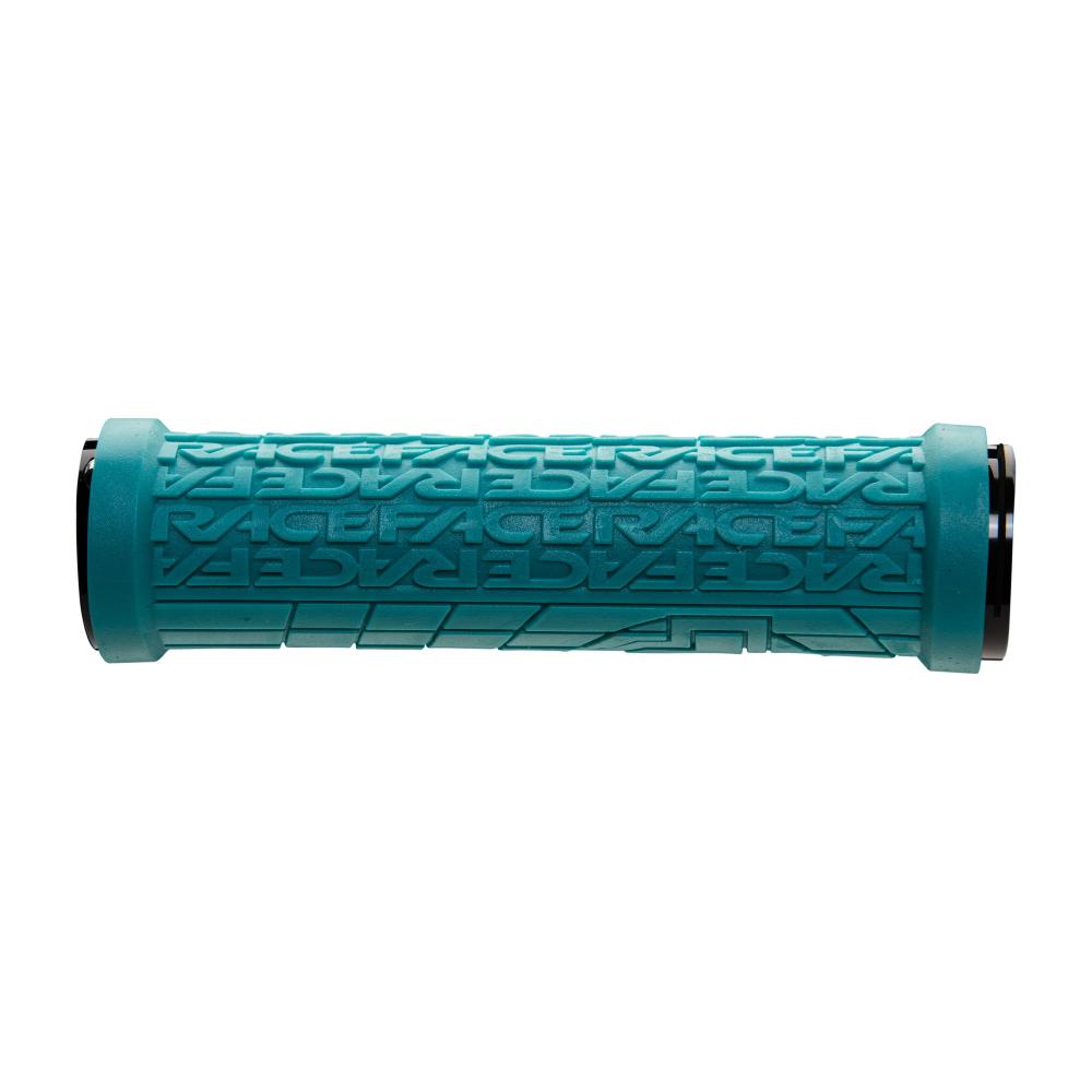 Race Face Grippler Lock-On Griff, 30mm, turquois türkis - sicherer Halt und Kontrolle