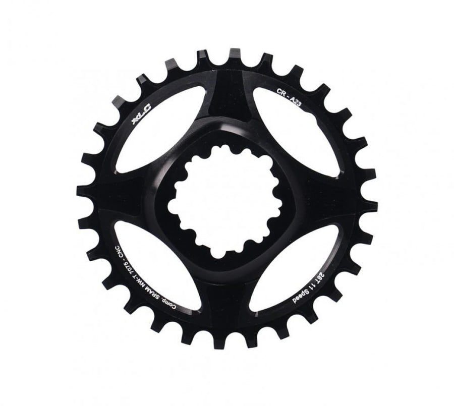 XLC Kettenblatt schwarz 28 Zähne GXP direct mount
