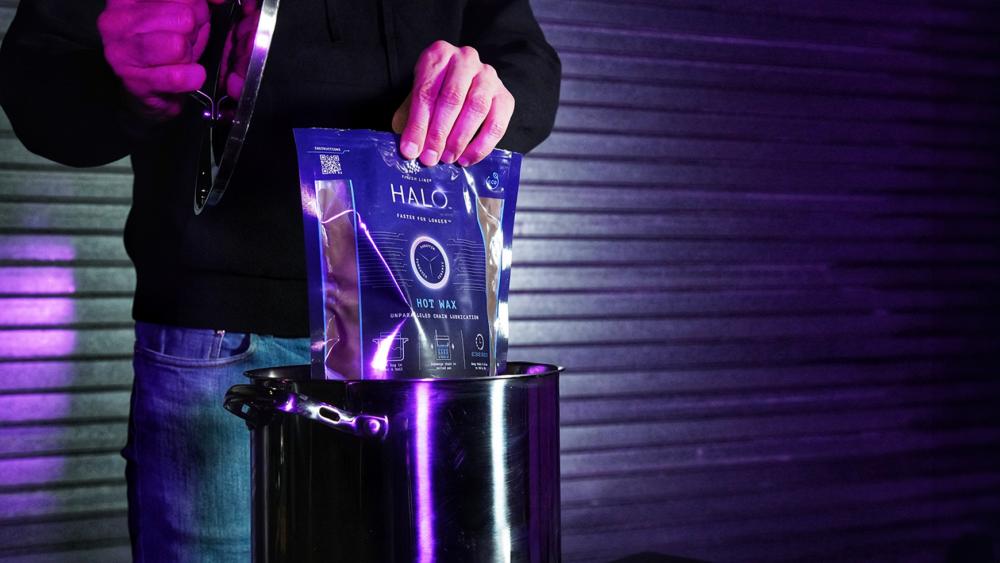 Finish Line HALO Hot Wax Lube 600g + Boil Bag