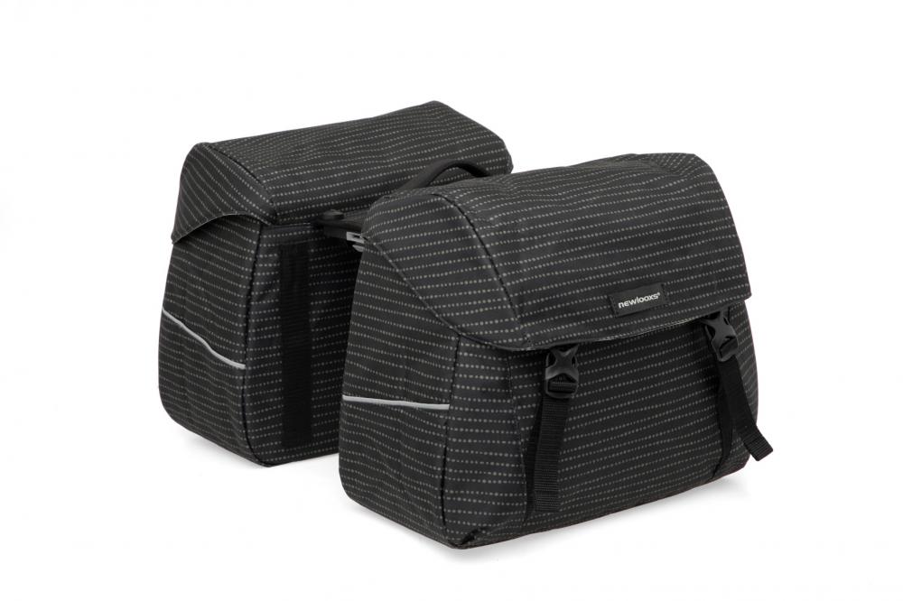 New Looxs Radtasche Joli Double Nomi MIK 2x20L Black - großzügige, wasserdichte Doppelpacktasche