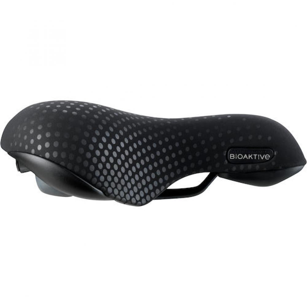 Selle San Marco Sattel City Gel 220 x 269 mm Schwarz - komfortabler City-Fahrradsattel mit Gelpolsterung