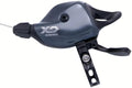 Grauer SRAM GX Eagle 12-fach Trigger-Schalthebel hinten für präzisen MTB-Schaltkomfort.