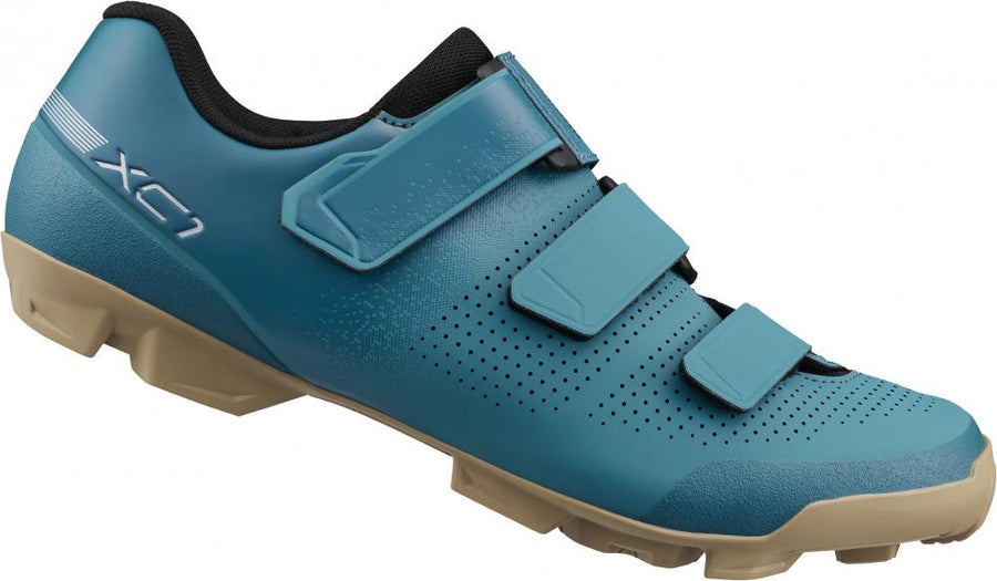 SHIMANO Fahrradschuhe XC102W Damen MTB SPD Fahrradschuhe Größe 38 Blau