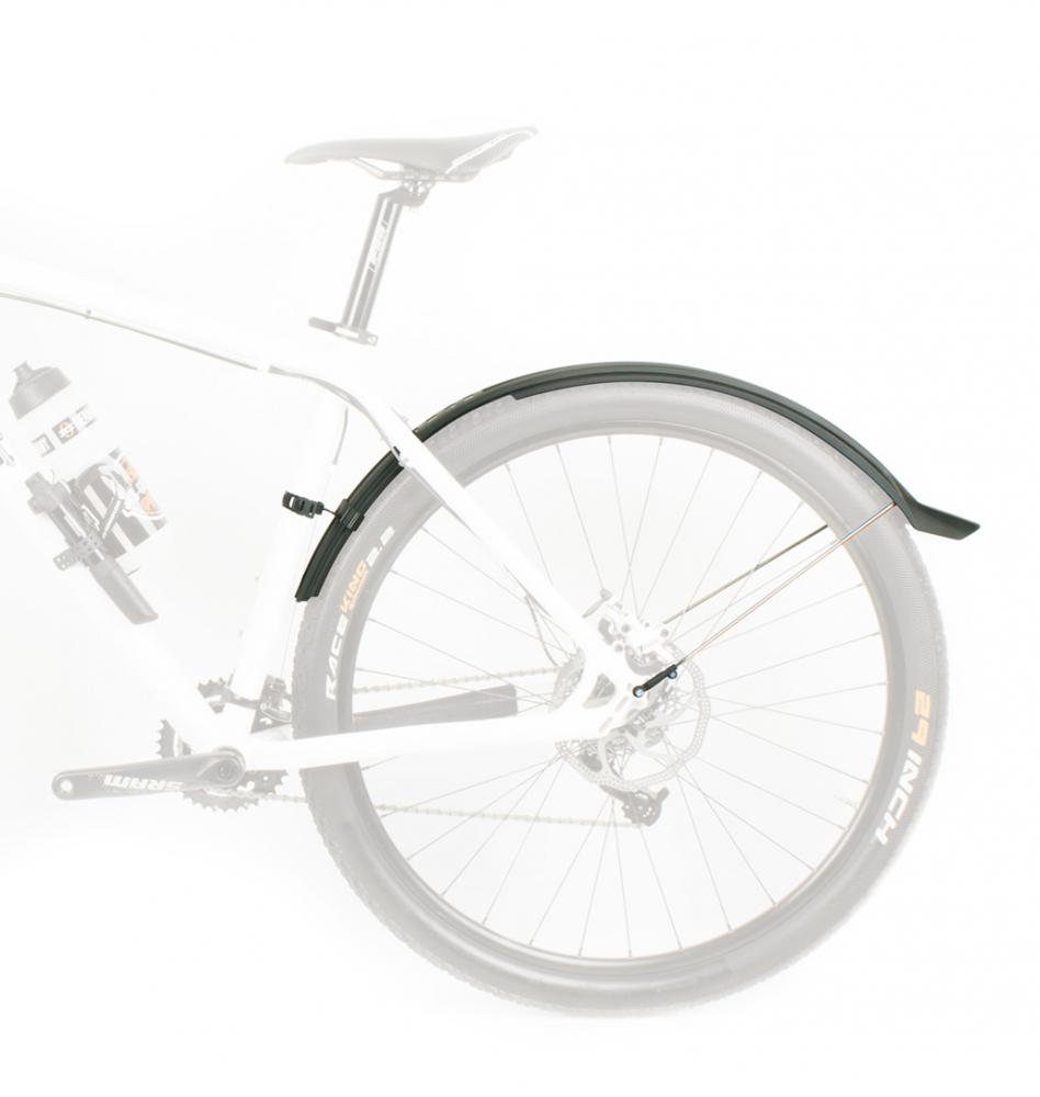 SKS Velo 65 Mountain 29\" Hinterrad-Schutzblech, schlagfester Kunststoff, Universalbefestigung, inkl. Unterlaufstrebe, für Reifen bis 2,35\"