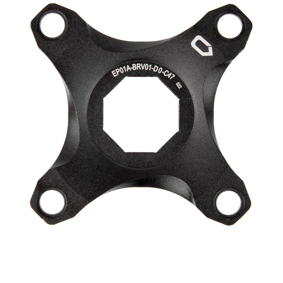 M-Wave E-Bike Spider Alu 47 mm/BCD 104 mm Schwarz - Kettenblatt-Adapter für Bosch Gen3