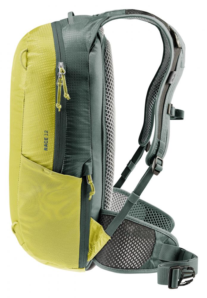 Deuter Race 12 Fahrradrucksack Sprout-Ivy 12L - Leichter & stabiler Begleiter für Radfahrer