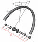 Shimano Y2MC98010 Nabenachseinheit für HB-TC500-12 12 x 100 mm