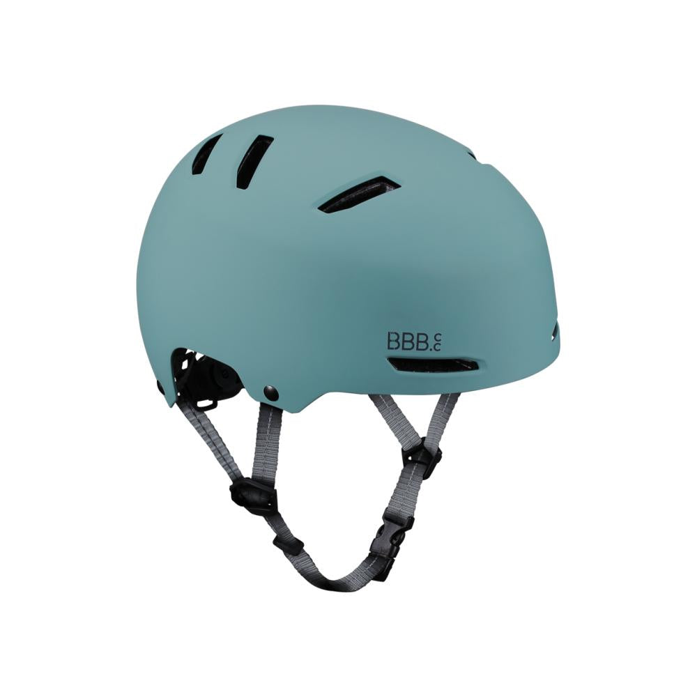 BBB Cycling BBB Helm Wave S (51-55cm) S matt stone green - sicherer Urban-Kinderhelm