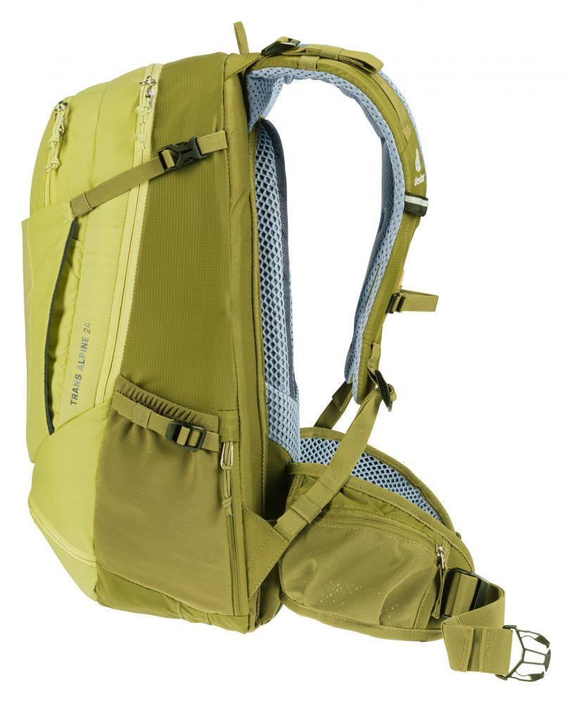 Deuter Trans Alpine 24 Fahrradrucksack 24L Grün - Kompakter Tourenrucksack für Mountainbike-Tagestouren