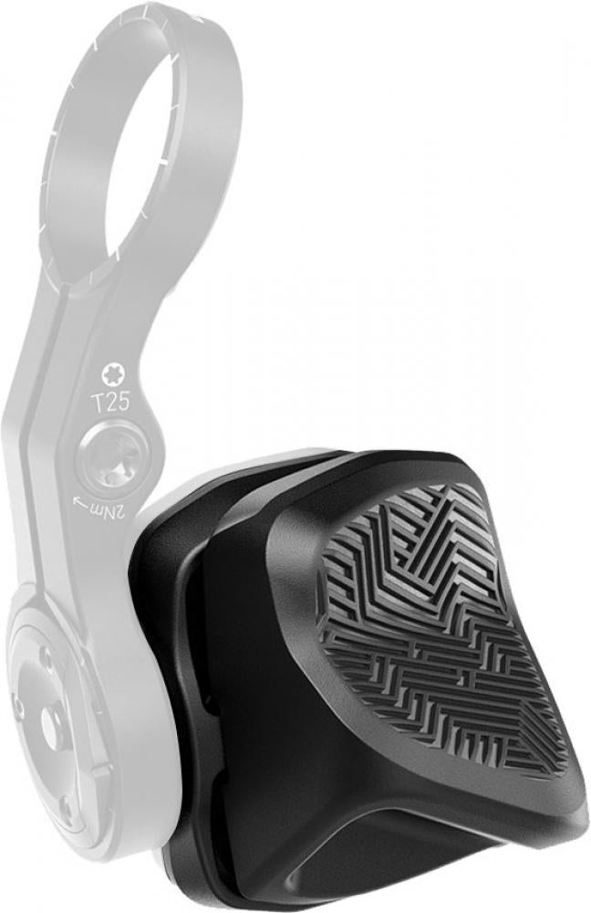 SRAM Controller POD AXS Einzelhebel rechts, schwarz, mit strukturiertem Griff und Montagebügel (T25, 2Nm).