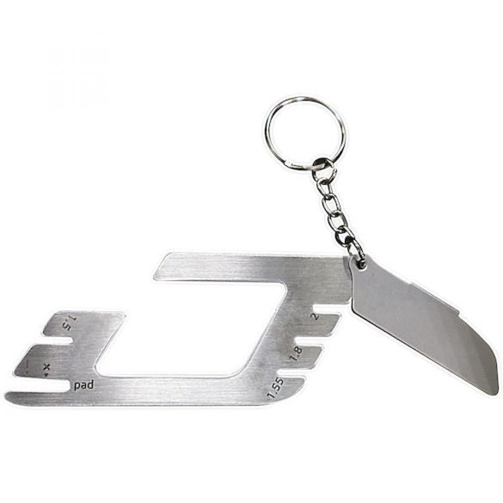 Jagwire Werkzeug J-Tool Universal Silber - präzise Verschleißlehre für Bremsscheiben