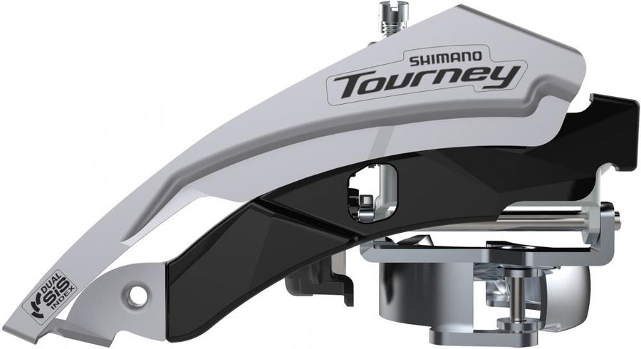 SHIMANO Umwerfer TOURNEY FD-TY600 3-fach 63-66° - Zuverlässiger Frontumwerfer für Trekking- und Citybikes