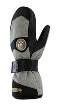 CHIBA Board Mitten - wasserdichte Radhandschuhe olive/gold, Größe 11