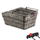 KLICKfix Hinterradkorb Structura GT Racktime grau 44x24x20 cm