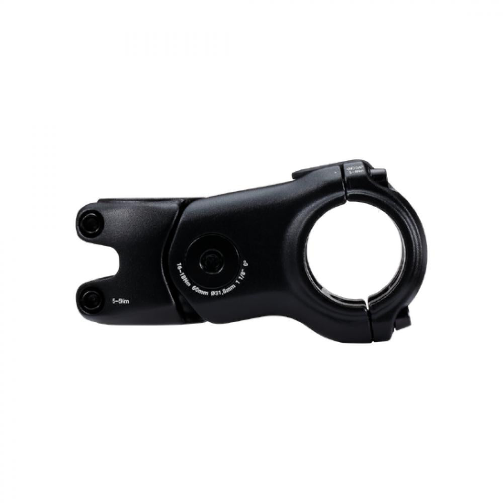 Schwarzer BBB ActionStem BHS-52 Komfort-Fahrradvorbau, 60mm Länge, 31.8mm Lenkerklemmung, gefedert.