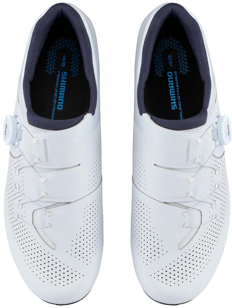 SHIMANO Fahrradschuhe RC302 Herren/Damen Road SPD-SL Größe 52 Weiß