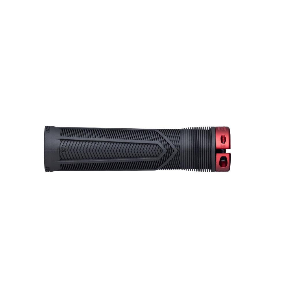 Race Face Chester Lock-On Griff 136/34mm black/red - sicherer Halt und Kontrolle