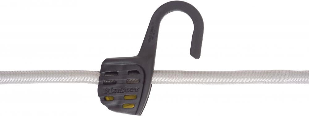 Master Lock Spanngummi Adjustable Steelcor Silber 150 - extra stabiler, verstellbarer Gepäckspanner