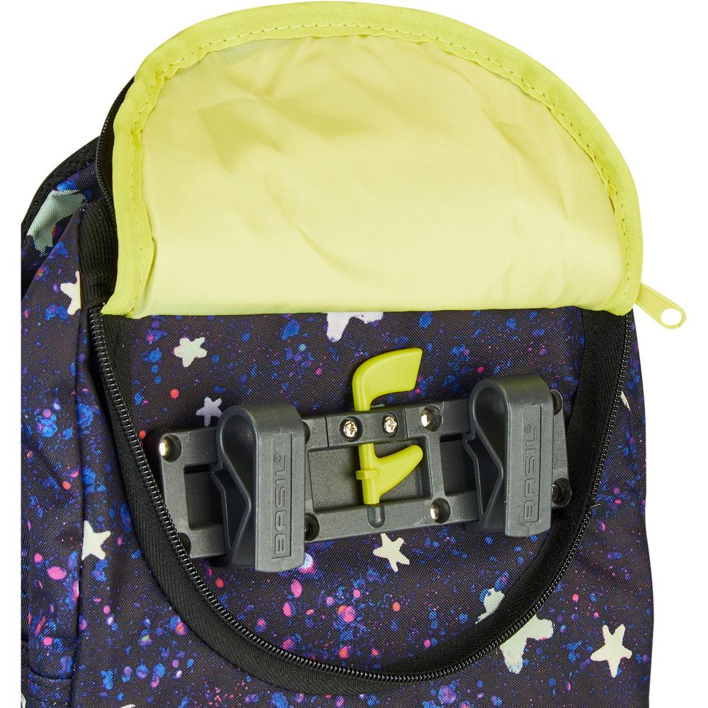 Basil Kinder-Rucksack Stardust Backpack nightshade Größe 26x15x29 cm 8l