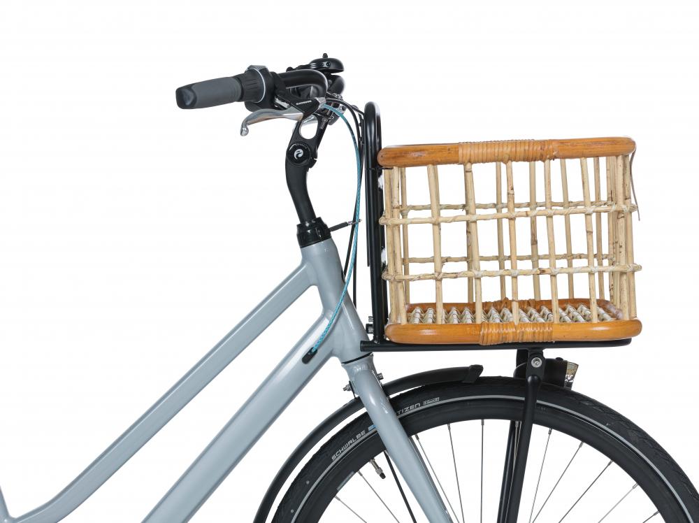 Basil Green Life Rattan L Fahrradkorb 30 Liter natur