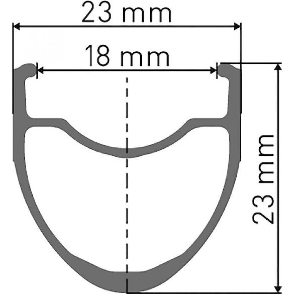 DT Swiss Laufrad P 1800 Spline 23 622 x 18 mm Schwarz - leichtes Trainings- und Rennrad-Hinterrad