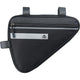 Merida Rahmentasche TRIANGLE STRIPE 3 Liter Schwarz/Grau - Wasserabweisende Fahrradtasche mit Klettverschluss