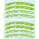 FSA Decals für Gradient Wider LRS 27,5" Grün - stylisches Upgrade für Dein Laufrad