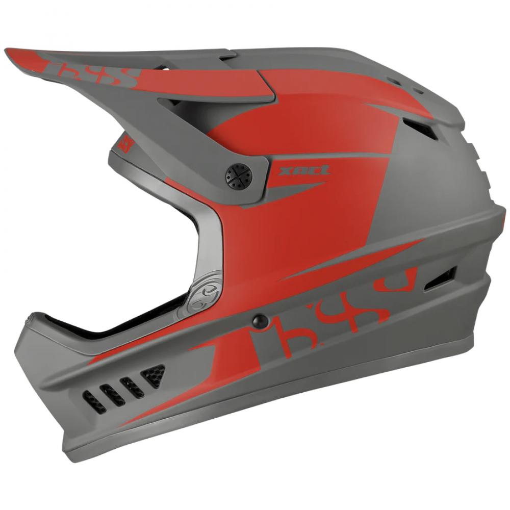 IXS Sports Division iXS XACT Evo helmet S/M Red-Graphite - Fullface-Helm mit Top-Schutz