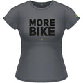 Merida T-Shirt MORE BIKE Edition Damen M Grau - komfortables Bike-Lifestyle Shirt