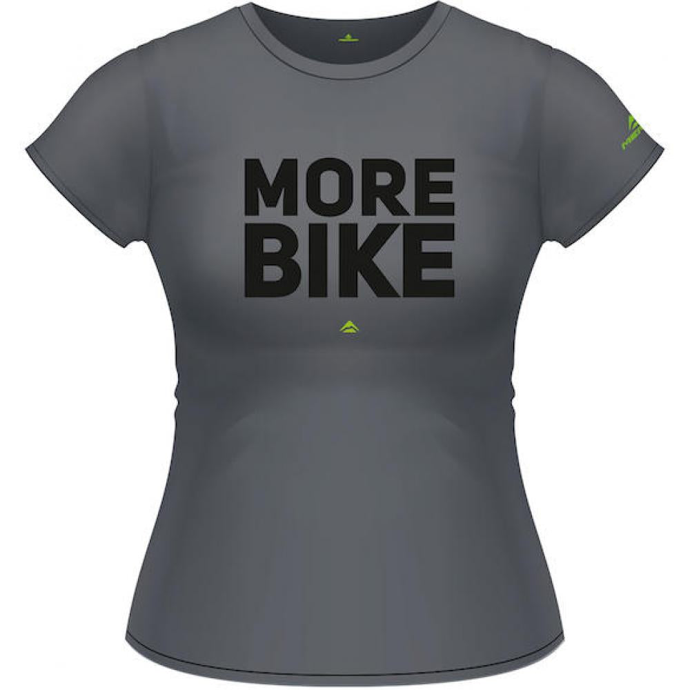 Merida T-Shirt MORE BIKE Edition Damen M Grau - komfortables Bike-Lifestyle Shirt