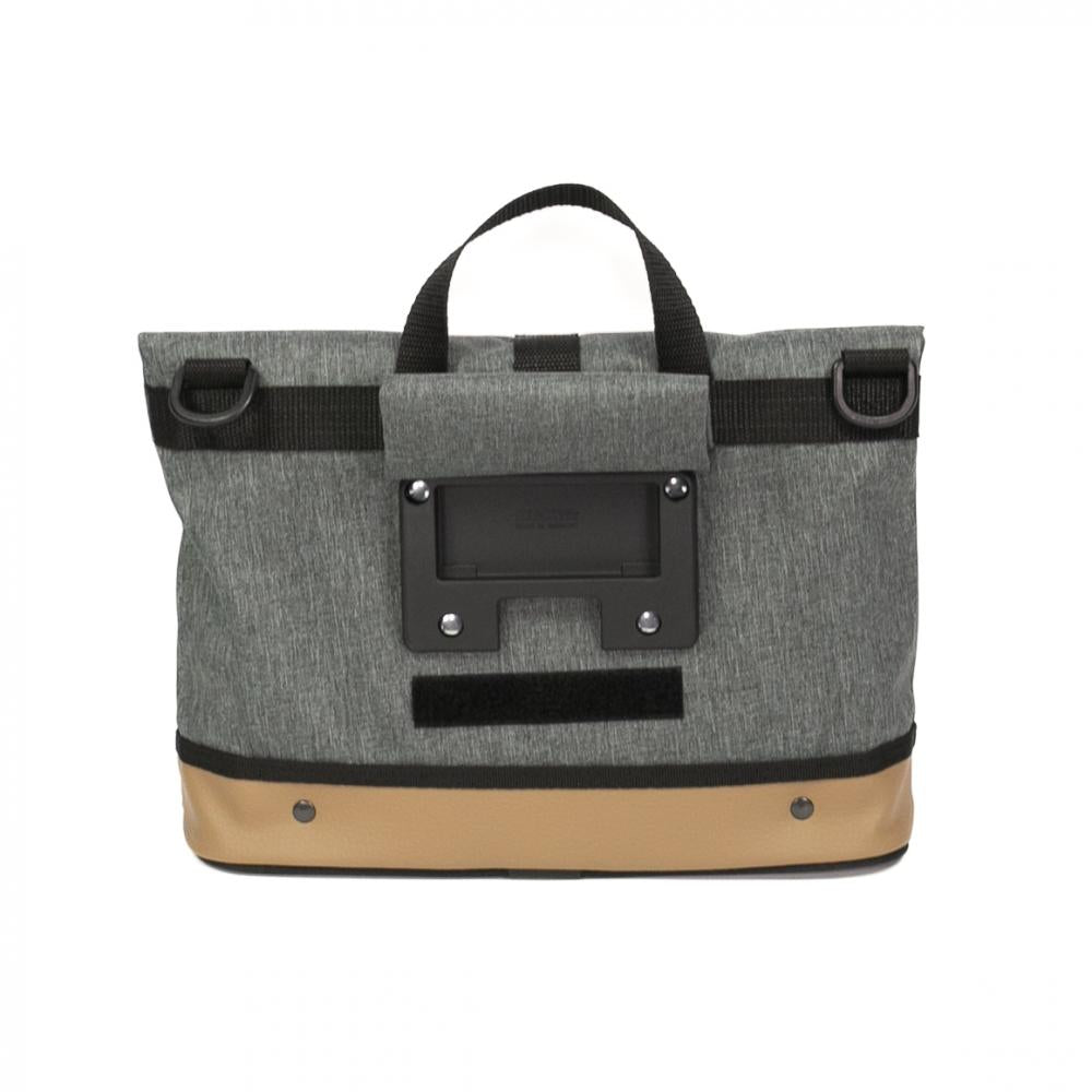 Haberland Lenkertasche Mel eMotion grau/hellbraun - praktische E-Bike Lenkertasche mit KLICKfix