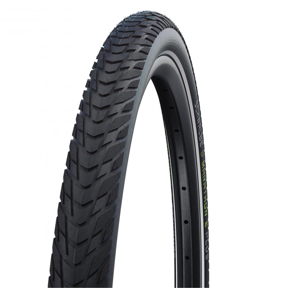Schwalbe Marathon E-Plus Reifen 28x1.50" (40-622) schwarz mit Reflexstreifen, E-Bike geeignet.