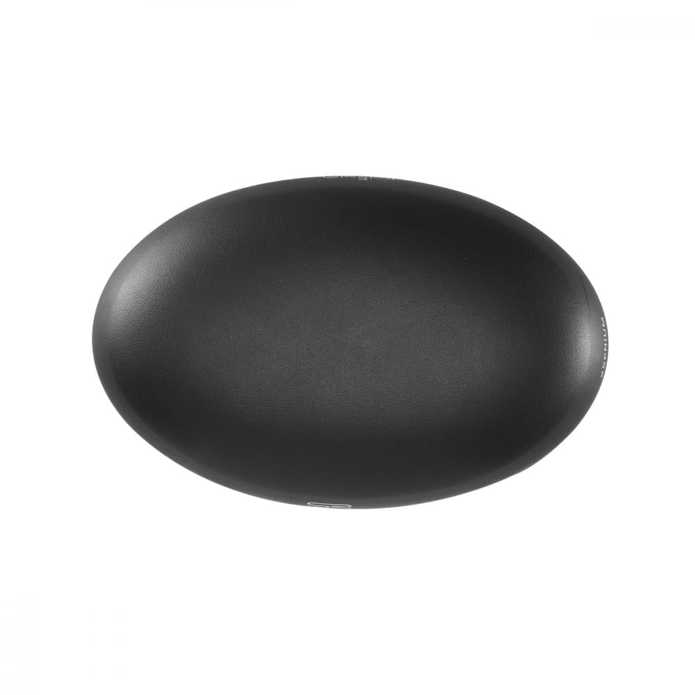 Schwarzer Selle Royal Rok Relaxed Unisex nasenloser Fahrradsattel für Druckentlastung.
