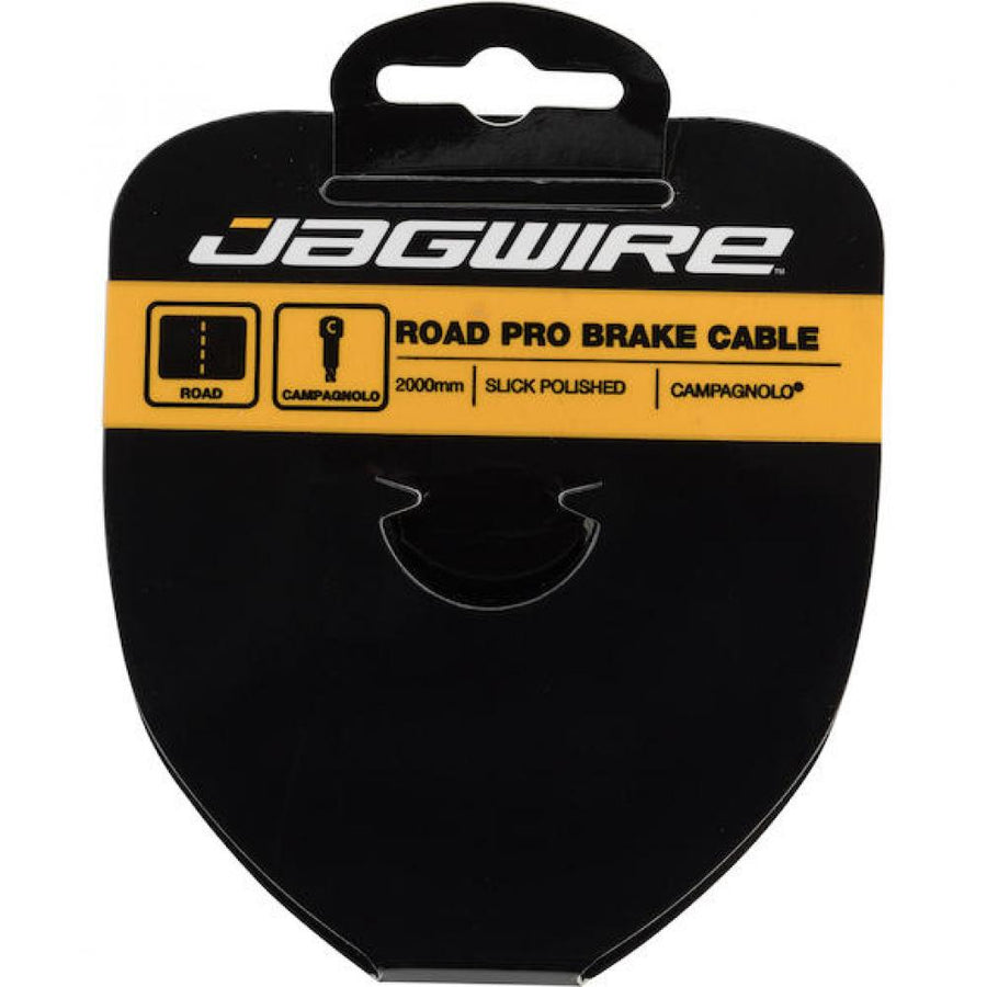 Jagwire Bremszug Road Pro Pro-Slick polished 1.5 x 2000 mm Silber - extrem leichtgängige Bremsperformance