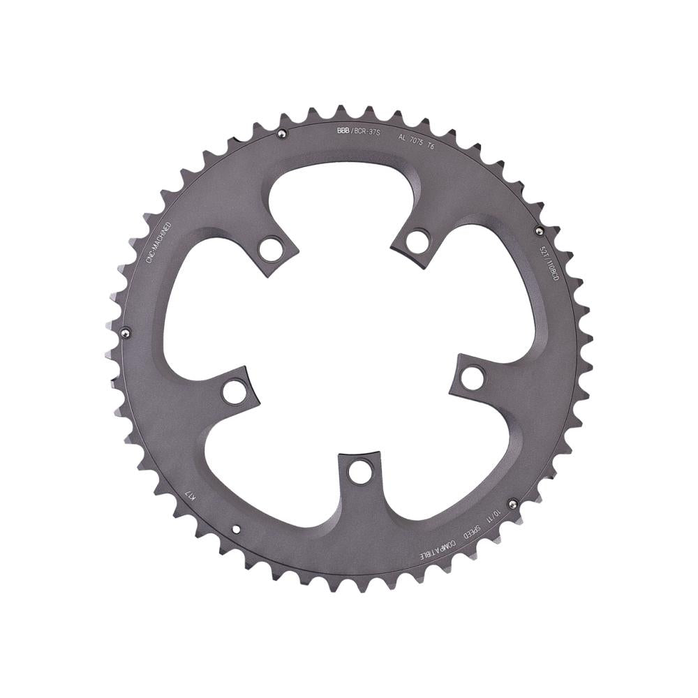 BBB Cycling BBB Kettenblat CompactGear type FC-6750 52T/110mm anthrazit - effiziente Rennrad-Performance