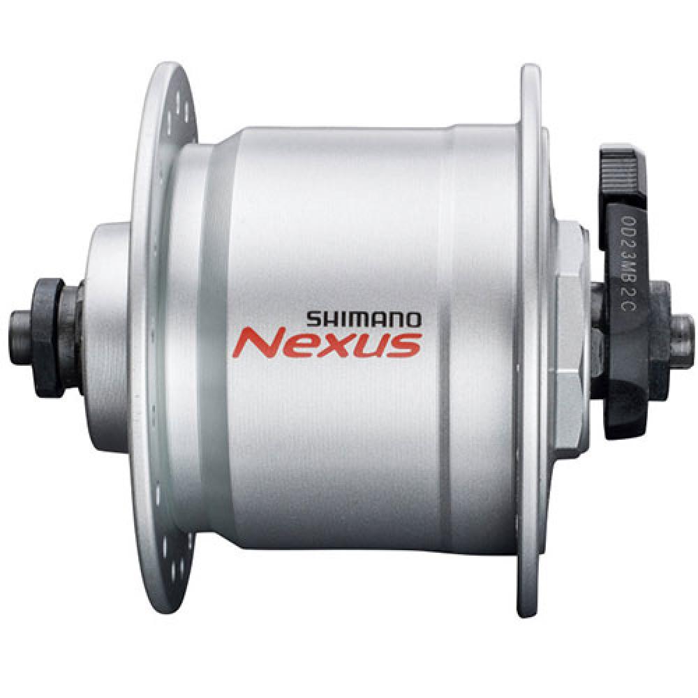 SHIMANO Nabendynamo NEXUS DH-C3000-3N Nabendynamo - 3000-3, Silber 36 Loch
