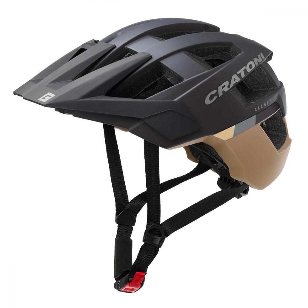 Cratoni Fahrradhelm AllSet MTB dark sand matt M/L 58 bis 61cm