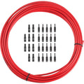 Jagwire KEB-SL Bremszugaußenhülle 5 mm x 10 m Rot - Kevlar-Verstärkt mit Slick-Lube
