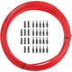 Jagwire KEB-SL Bremszugaußenhülle 5 mm x 10 m Rot - Kevlar-Verstärkt mit Slick-Lube