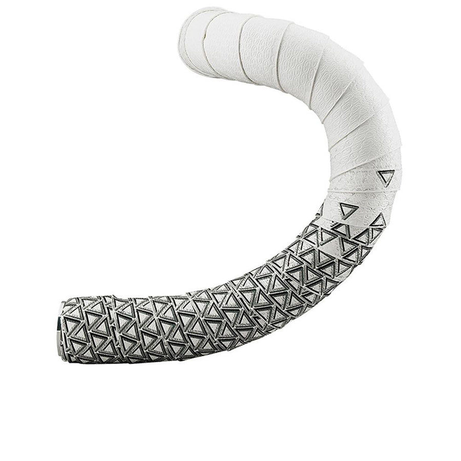 Deda Lenkerband Loop Gel weiß schwarz mit Alu Stopfen