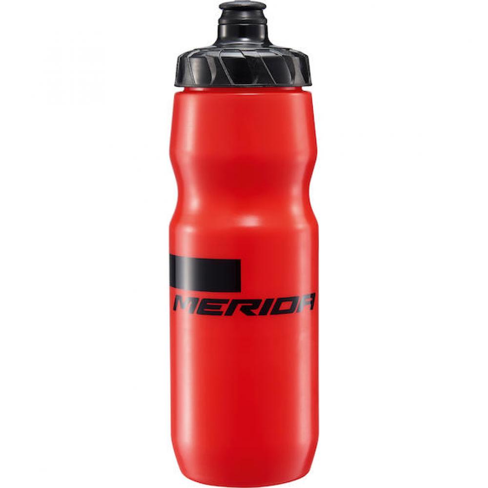 Merida Trinkflasche STRIPE 760 ml Rot/Schwarz - leicht, BPA-frei, minimalistisches Design