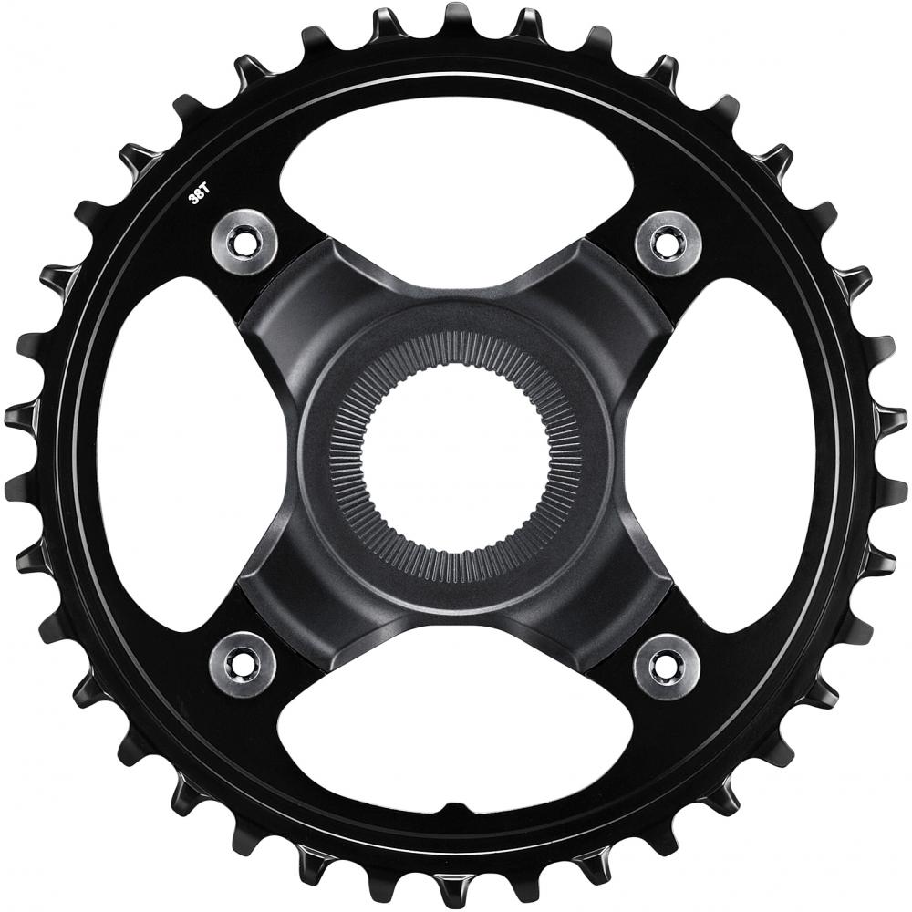 SHIMANO Kettenblatt E8000 SM-CRE80 38Z ohne KSR - Effiziente Performance für E-MTB-Antriebe