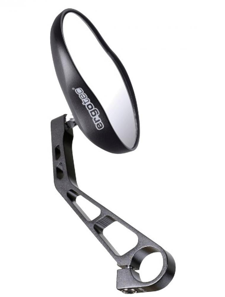 Ergotec M-99 Fahrradspiegel Alu schwarz für E-Bike bis 45 km/h, 360° drehbar, E-Prüfzeichen