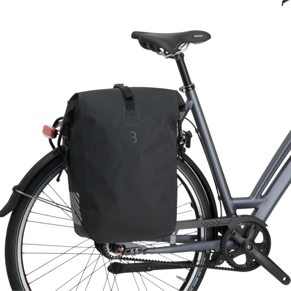 BBB Cycling Tasche für Gepäckträger PortoVault 22x32x50cm 25L schwarz - wasserdichte Transportlösung