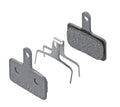 Shimano M05 Resin organische Scheibenbremsbeläge mit Spreizfeder für Shimano BR-M515 und C601 Bremsen.